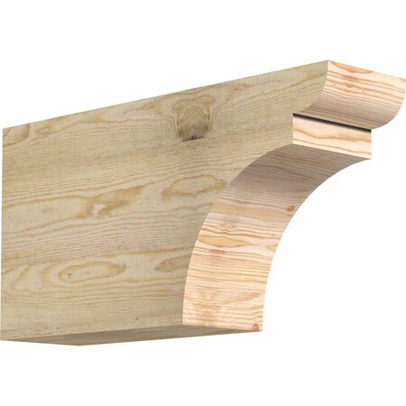Ekena Millwork Yorktown Rough Sawn Rafter Tail, Douglas Fir, 6"W x 12"H x 24"L RFT06X12X24YOR00RDF